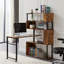 Pritika L-Shaped Metal Base Computer Desk-2135189603