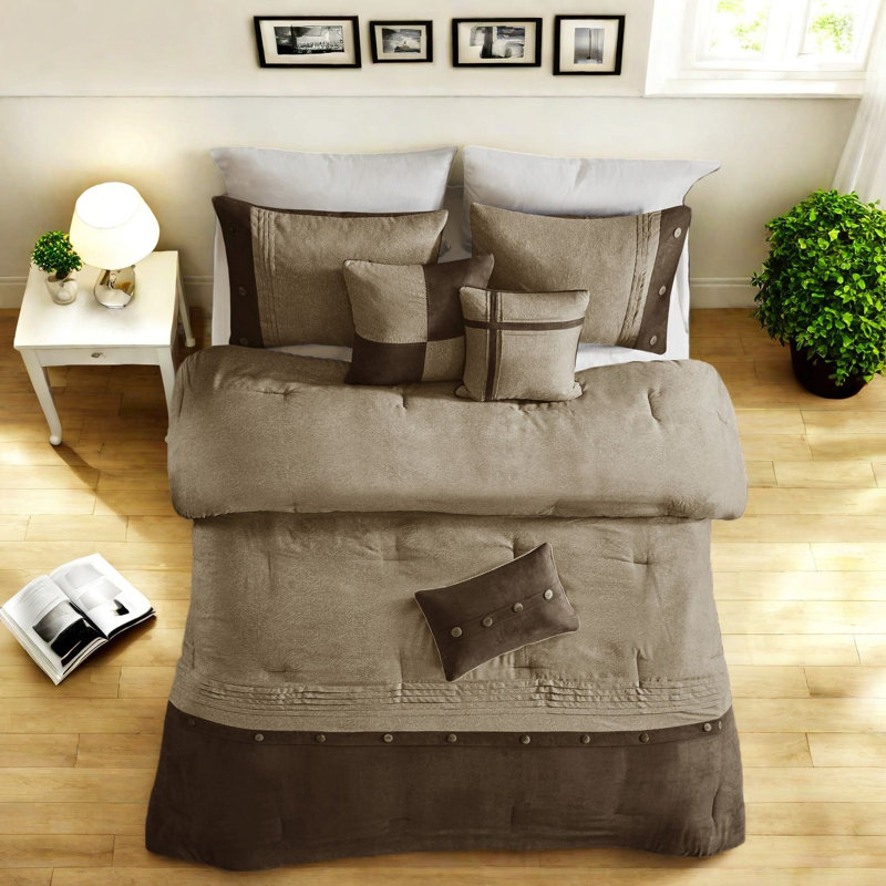Ensembles de literie doux, style de chalet rustique en polyester pour la maison
