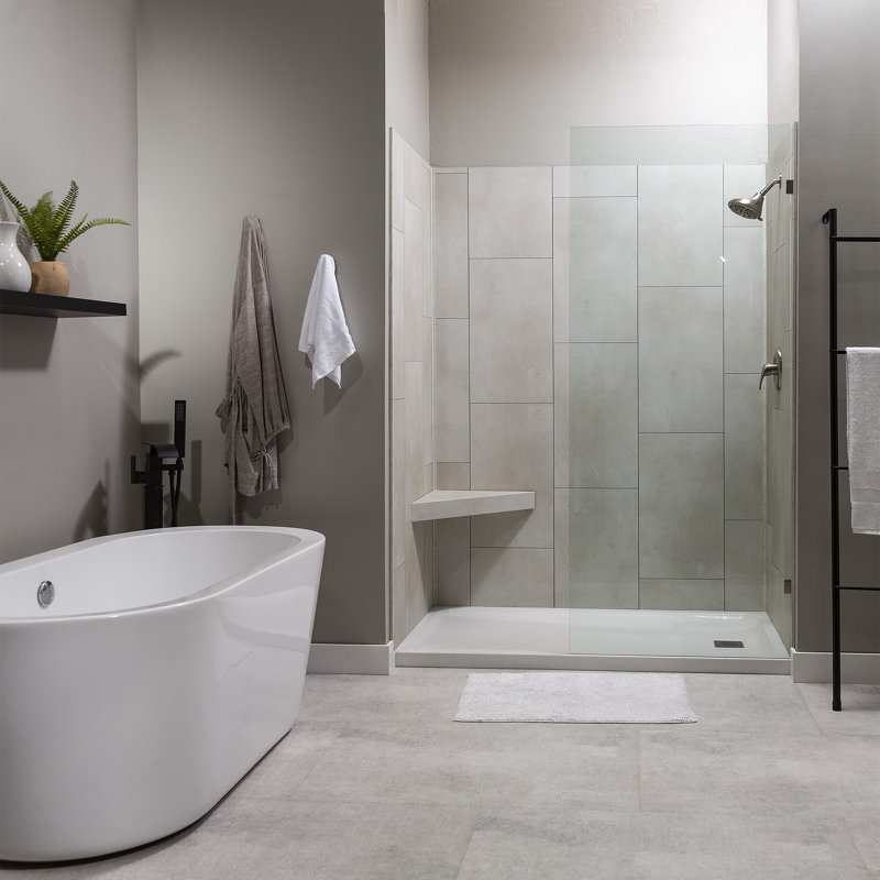 Banc de douche en vinyle Palisade, Mélange hivernal
