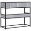 Console Table Black 90X35x80 Cm Engineered Wood-454928570