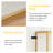 6-Tier LED Glass Display Shelf, Bookcase with Dimmable Lights and Golden Coating Metal Frame-355549100