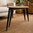 Nesting Tables 2Pc Set Metal And Solid Wood With Space Saving Design