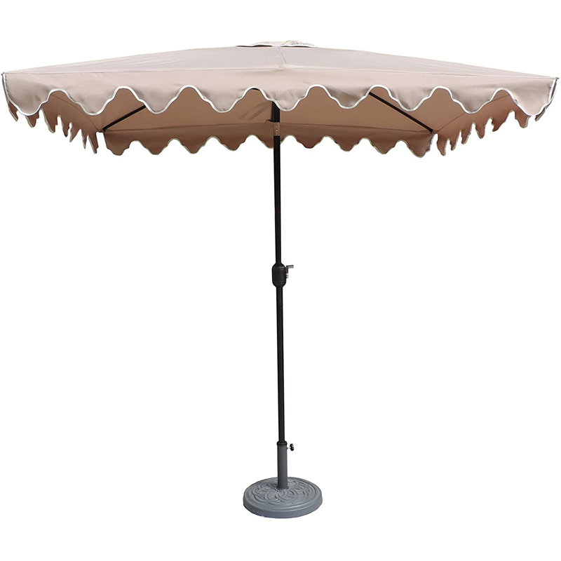 Parasol de marché rectangulaire 8 'x 6'