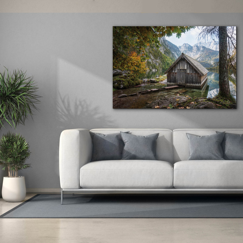  «Lakeside» par Martin Podt, art mural sur toile, 60 po x 40 po