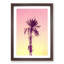 Summertime Palm Tree in Abstract - Picture Frame Painting Print-55613497-55613498