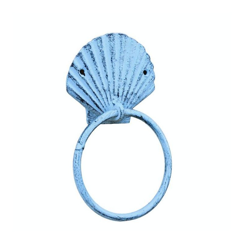 Anneau à serviettes coquillage Avers, Cuivre rustique