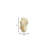 4" White Eucalyptus Scented Dimensional Twist Candle
