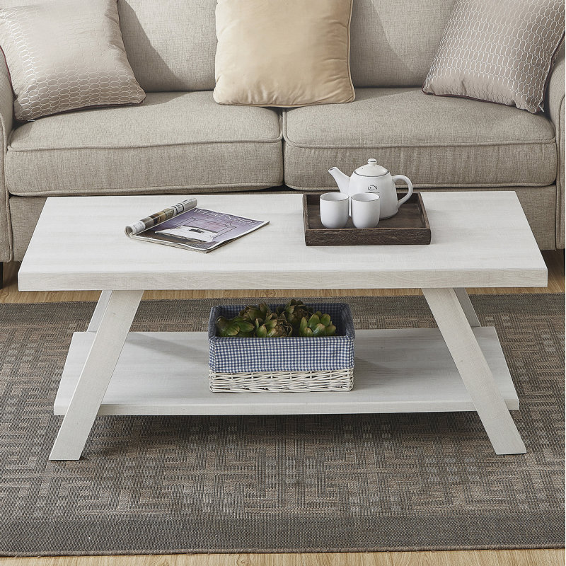 Table basse Contemporary, Blanc, Blanc