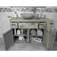Walter 1000mm Single Bathroom Vanity with Vessel St1 Basin-36123188-36214226