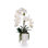 Real Touch White Orchid Flower Arrangement in White Pot