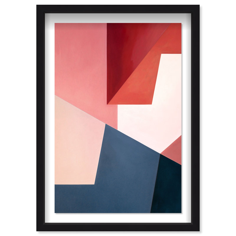 Aleranto Shadowbox Abstract Print by Oliver Gal, Black Frame, 10 x 15, 37.5"H x 25.5"W, Black Frame