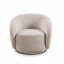 Fauteuil demi-tonneau rembourré Boucle-1709030876