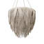 Extra Large Leather Fringe Flushmount Chandelier