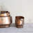 3-Piece Oval Metal Planters With Ring Handles