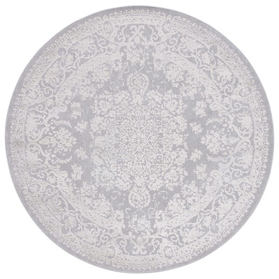 Ketaki Oriental Gray/Light Gray Area Rug