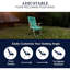 Chaise de camping pliante avec coussins Janalee-169474291