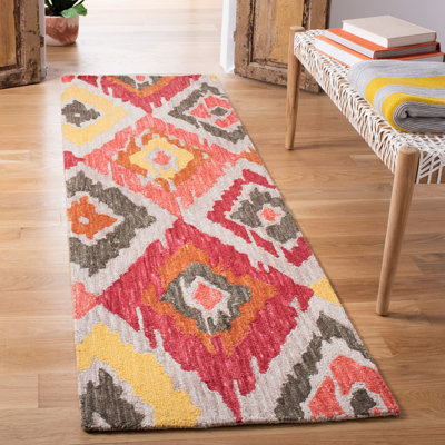 Gardella Hand Tufted Wool Southwestern Rug