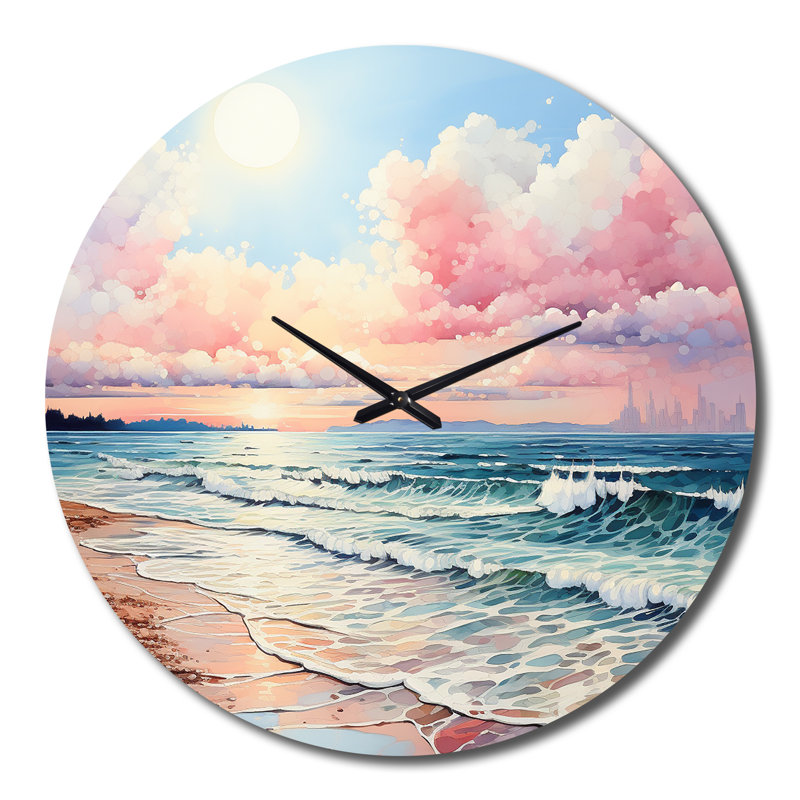 Horloge murale en métal, Très grand