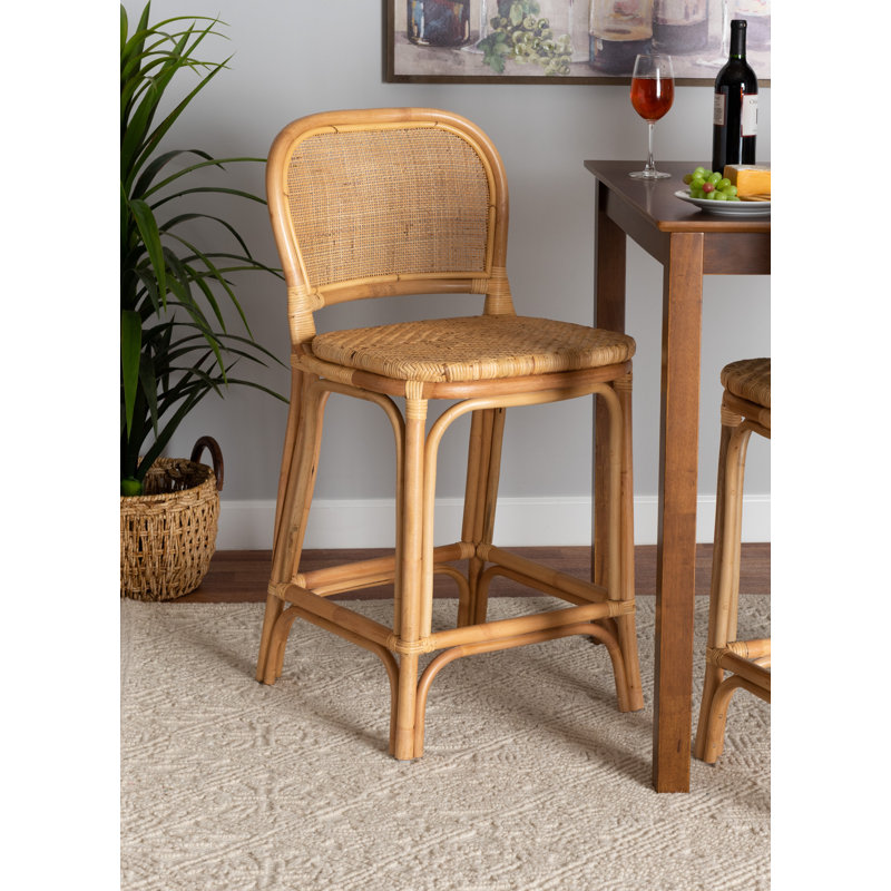 Jayce Rattan Jayce Bar & Counter Stool, Counter Stool (26" Seat Height)
