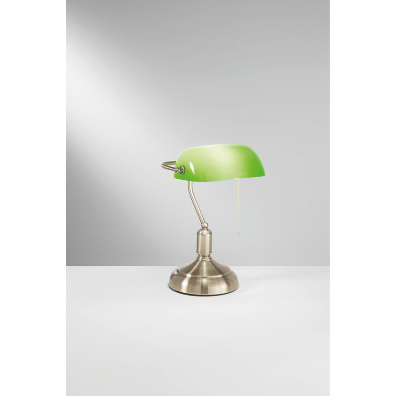 Angelicamarie Table Lamp, Gold, Green