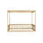 Full Size Canopy Floor Bed With Fence-1799247147