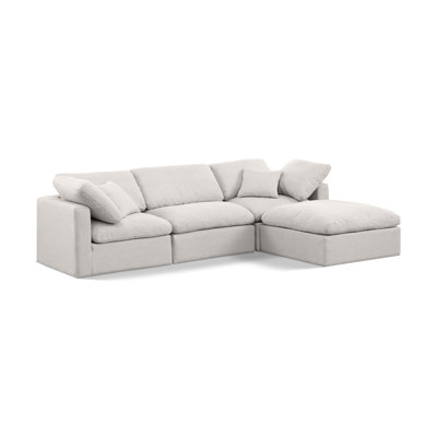 Hinami Upholstered L-Shaped Sectional Reversible