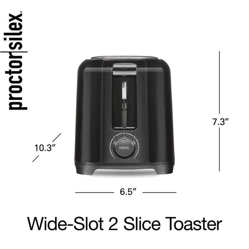 Proctor Silex 2-Slice Wide Slot Toaster
