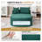 67.5''Chaise Lounge Chair 46'' Wide Seat Indoor Corduroy Oversized Sleeper Sofa For Living Room Deep Seat Lounge And Two Soft Pillows Convertible Boneless Sofa Bed, Green,No Assembly Required-1598746837