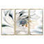 Blanc vitrail - art floral sur toile encadrée-1913013821-1913013809