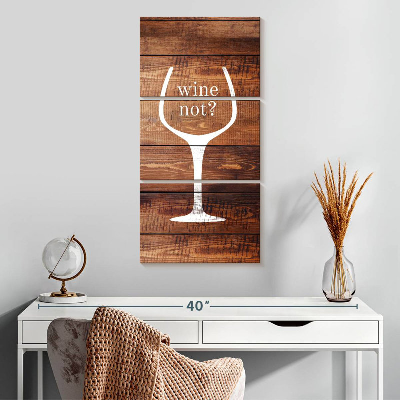 Wine Not, 32" H x 15" W