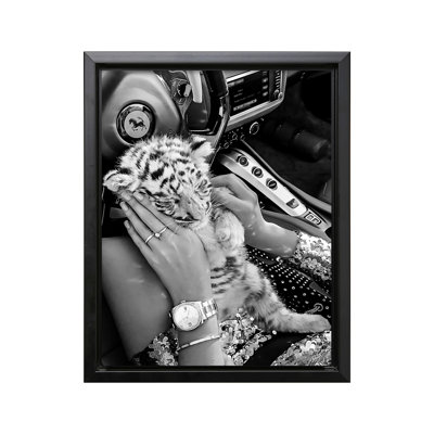 Baby Tiger in Car