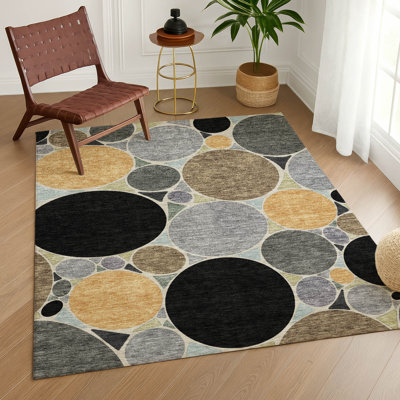 Machine Washable Indoor/Outdoor Chantille ACN2516 Geometric Rug