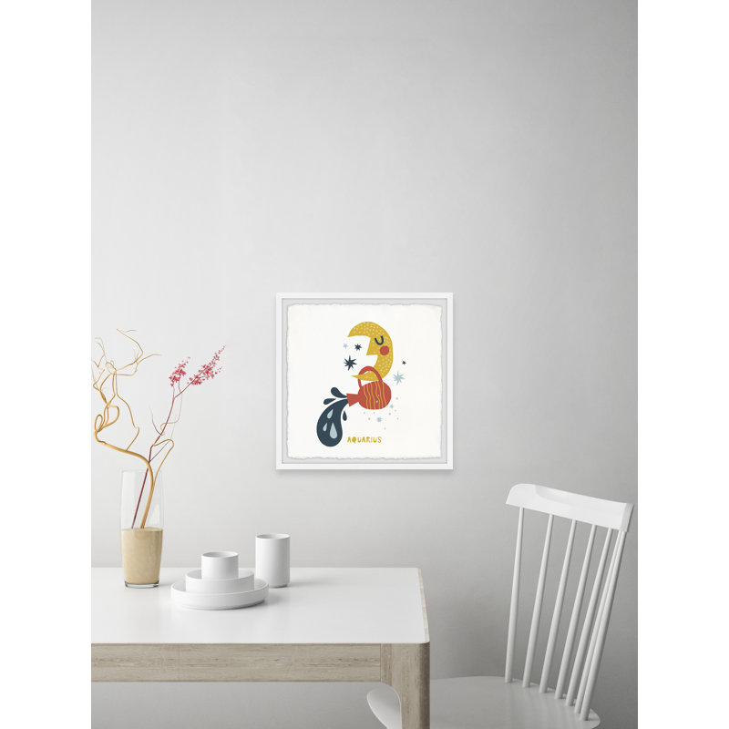 I'm An Aquarius - Single Picture Frame Print, 30cm H x 30cm W