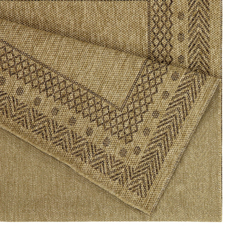 Indoor/Outdoor Area Rug, Natural/Light Brown, Runner 2'7" x 7'3"