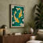 Golden Koi in Circle Japandi - Wrapped Canvas-1392468540-1392468534