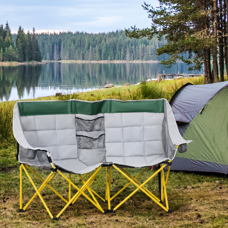Outsunny Loveseat Style Camping Chair