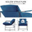 Chaise d'appoint rembourrée en métal Cliatt-745030644