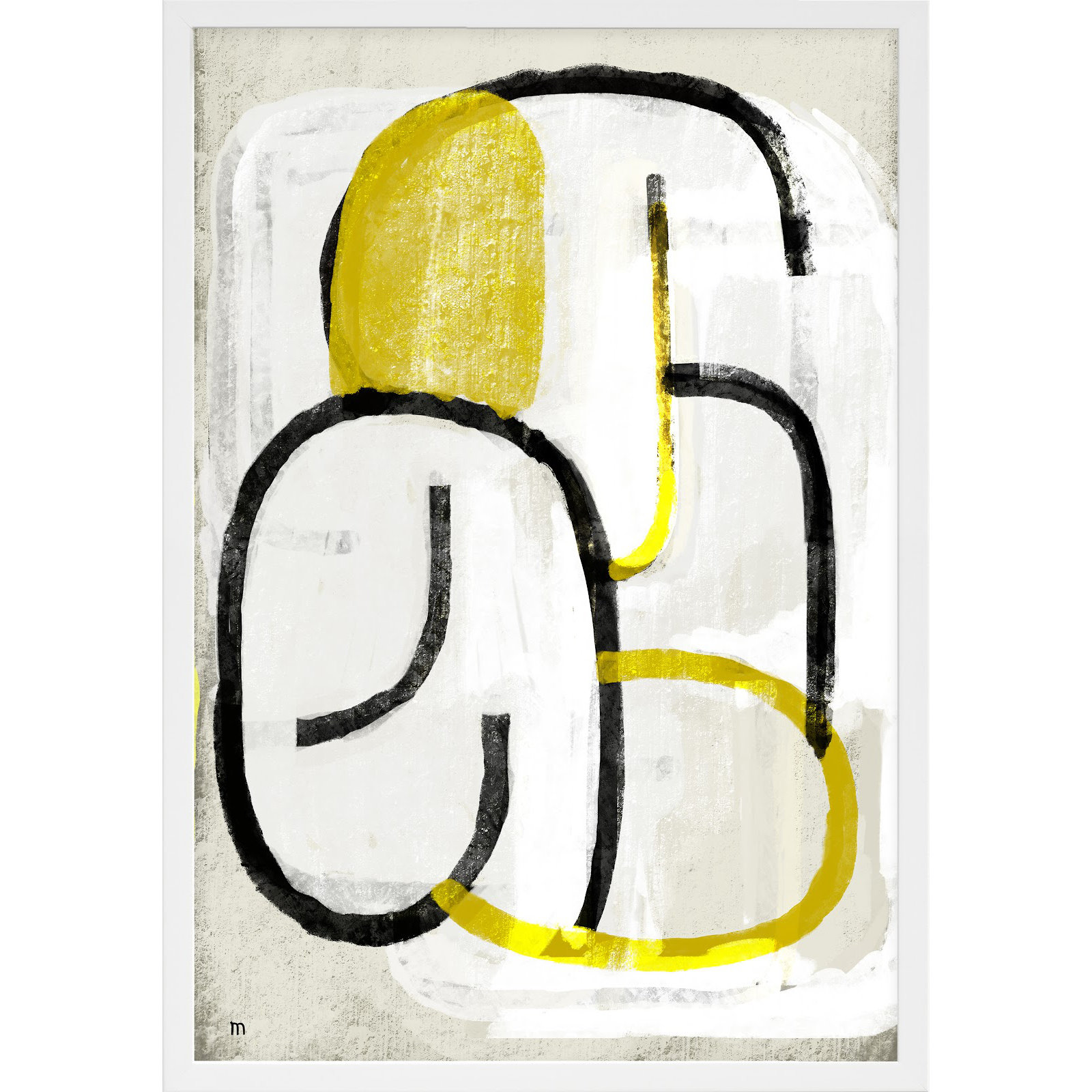 Somewhere by Studiom, White, 30" H x 21" W x 1.25" D