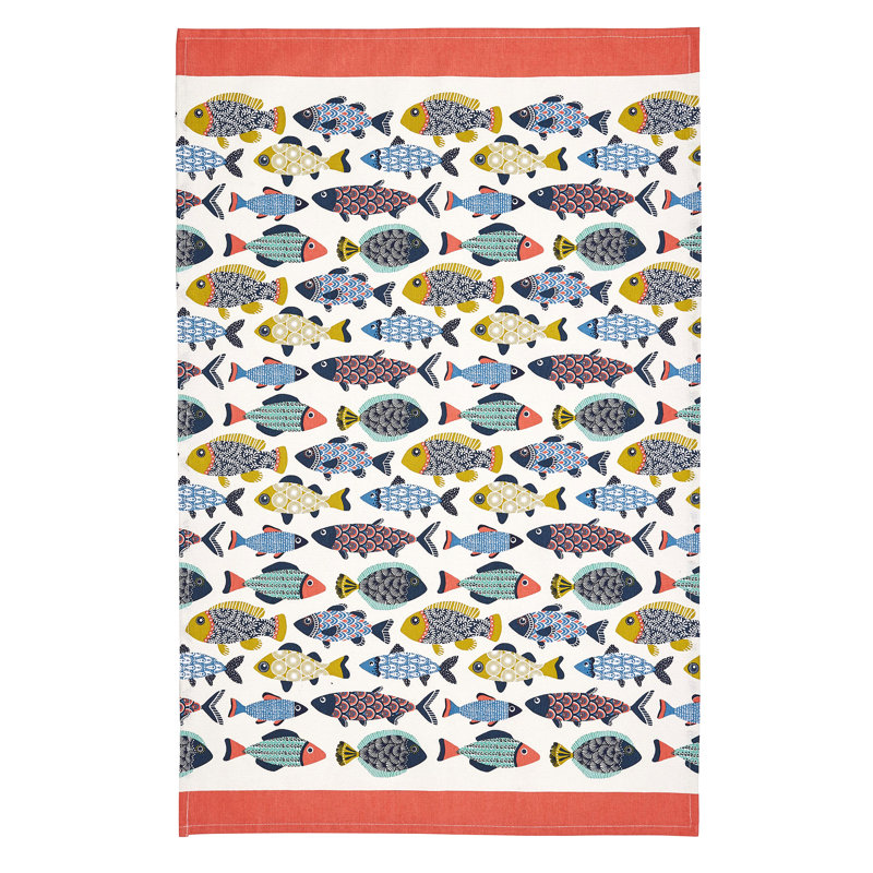 Aquarium Cotton Tea Towel Kitchen Towel