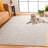 Vermont Hand Woven Wool/Cotton Solid Color Rug in Ivory/Light Grey-98090235