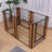 31.5'' H 6 Panel Metal Exercise Pen With Pet Door Outside Use-96069200