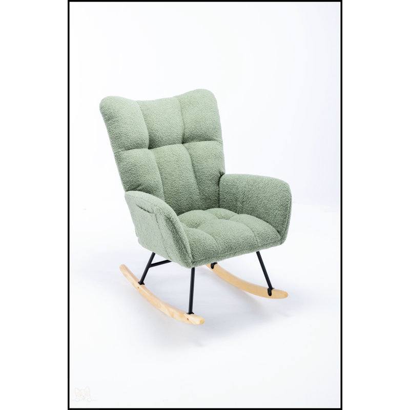 Chaise berçante Louinord, Vert