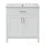 Étagère de salle de bain avec lavabo, 1 tiroir et porte-1416736629