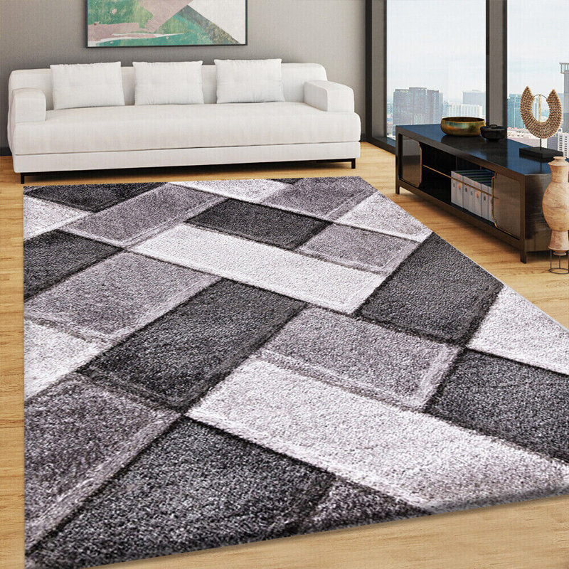 Geometric Indoor / Outdoor Area Rug, Rectangle 80 x 150cm