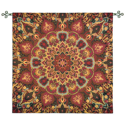 Rangoli caramel par julianna james tapisserie