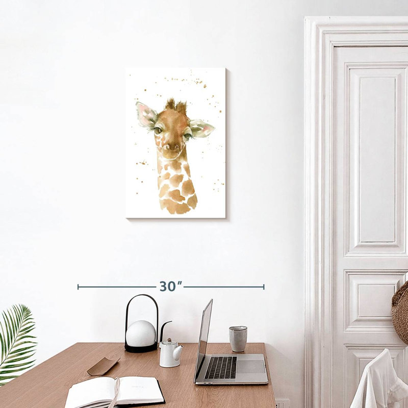 Brampt Light Baby Giraffe, 24" H x 16" W