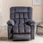 Erickah 91cm Wide Velvet Standard Recliner with Massager-1876368605