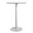 Skiff Round Metal Outdoor Bar Table , 29.5'' in. W 29.5'' in. D
