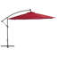 350 cm W X 350 cm D Lighted Tilt Cantilever Parasol with Crank Lift-42655608