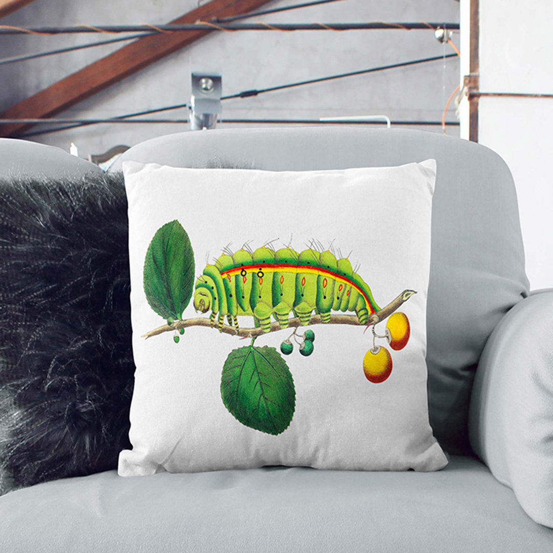 Caterpillar by George Shaw Cushion with Filling